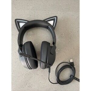 Razer Kraken Kitty V2 USB Headset RGB Ears Black RZ04-0473 #4384 z43 b16 (VH)